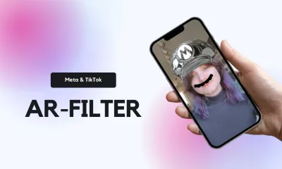 Nå ut med levande AR-filter (TikTok eller Meta effekt)