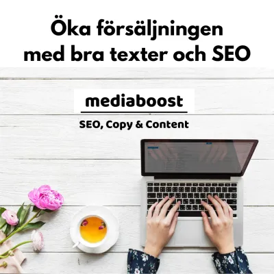 skriva texter till hemsida, webbutik och e-handel